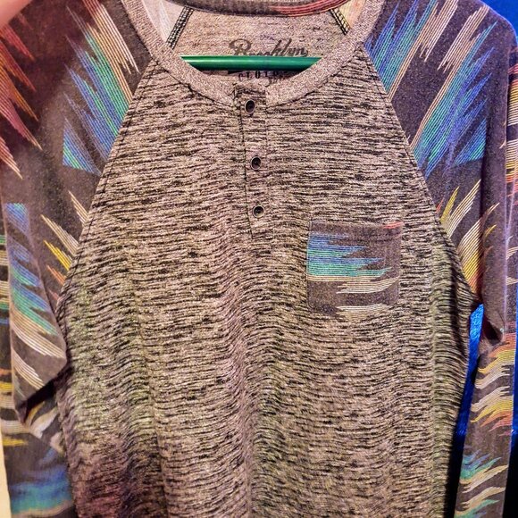 Brooklyn Cloth Men's Long Sleeve Navajo Button Pocket Shirt Size M - Picture 3 of 3